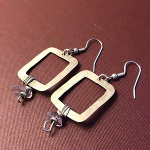 Silver & Amethyst Earrings